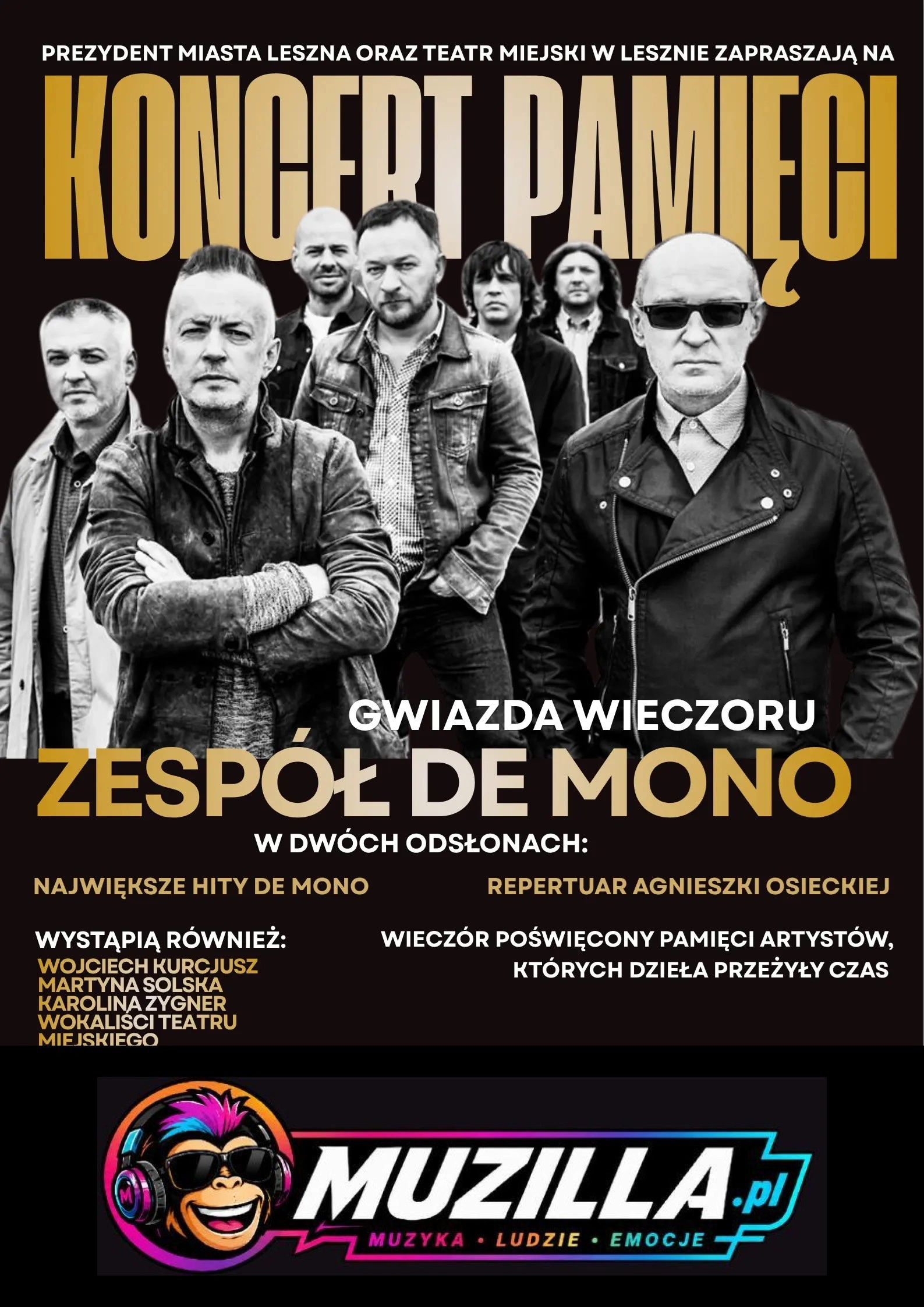 De Mono w dwóch odsłonach. — Leszno — 30 października 2026