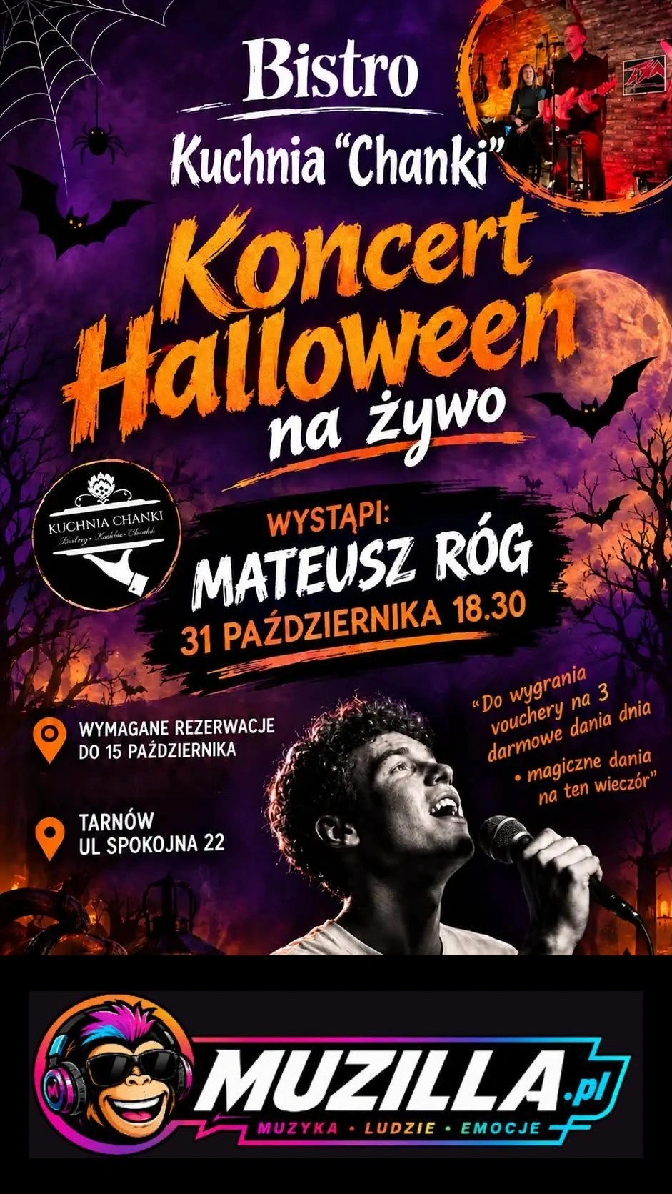 Koncert Halloweenowy — Tarnów — 31 października 2026