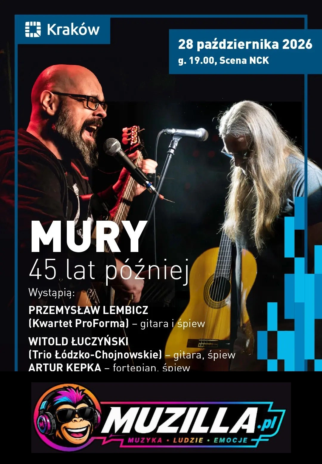 MURY. 45 lat później – koncert — Kraków — 28 października 2026