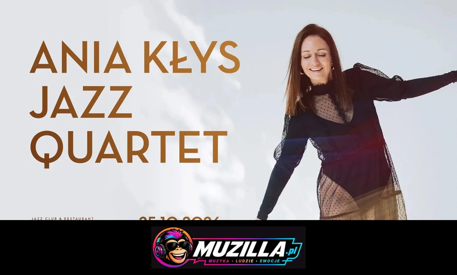 Vertigo Presents: Ania Kłys – Jazz Quartet — Wrocław — 25 października 2026
