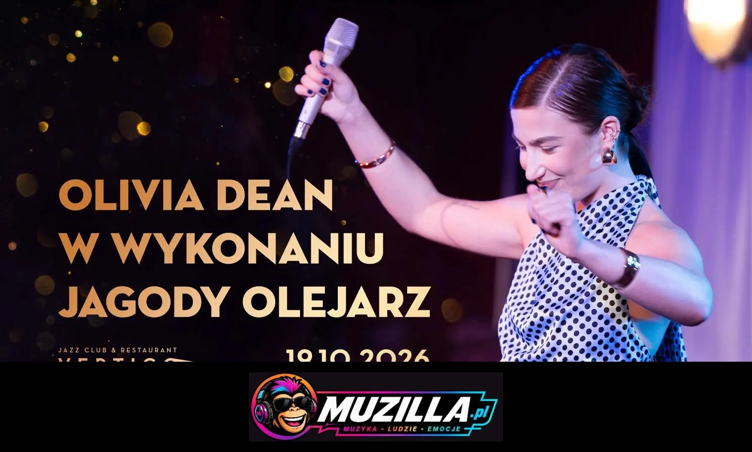 Vertigo Presents: Olivia Dean w wykonaniu Jagody Olejarz — Wrocław — 19 października 2026